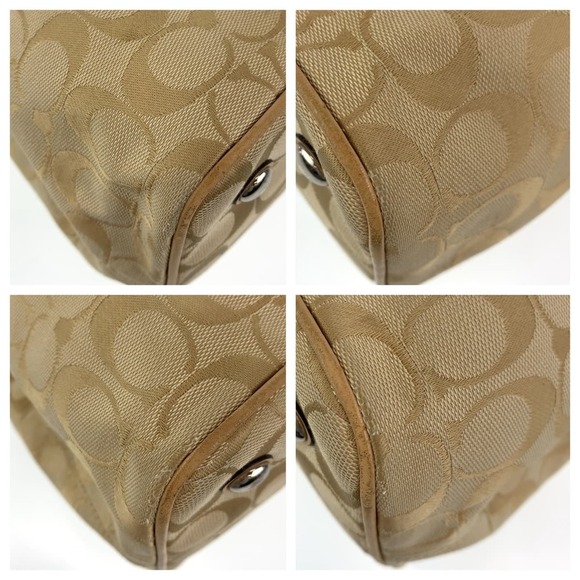 Coach Coach Signature Canvas Tote Bag 405168 Canvas Tote Bag 405168 - Picture 3 of 9